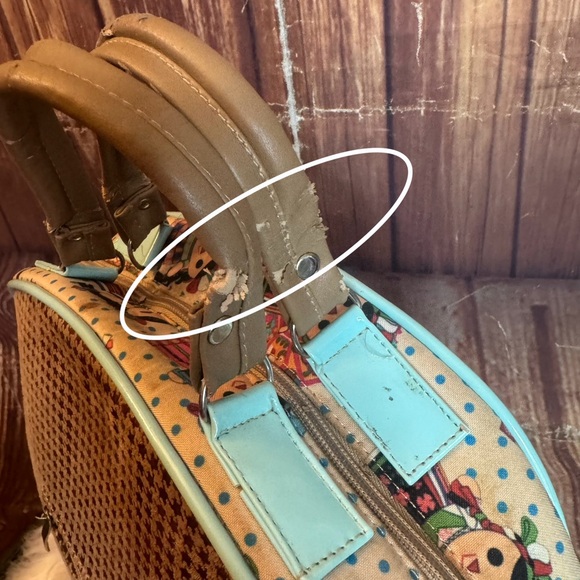 Women’s Handbag Frida Kahlo Style Made in Mexico Colorful Unique Design - Picture 12 of 13